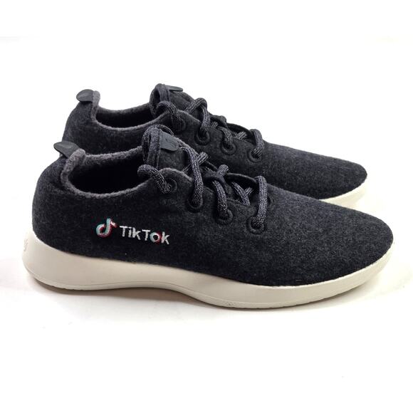 Allbirds Wool Runners Gray Women’s Size 8 Collab TikTok Tuke Jo - Picture 3 of 11